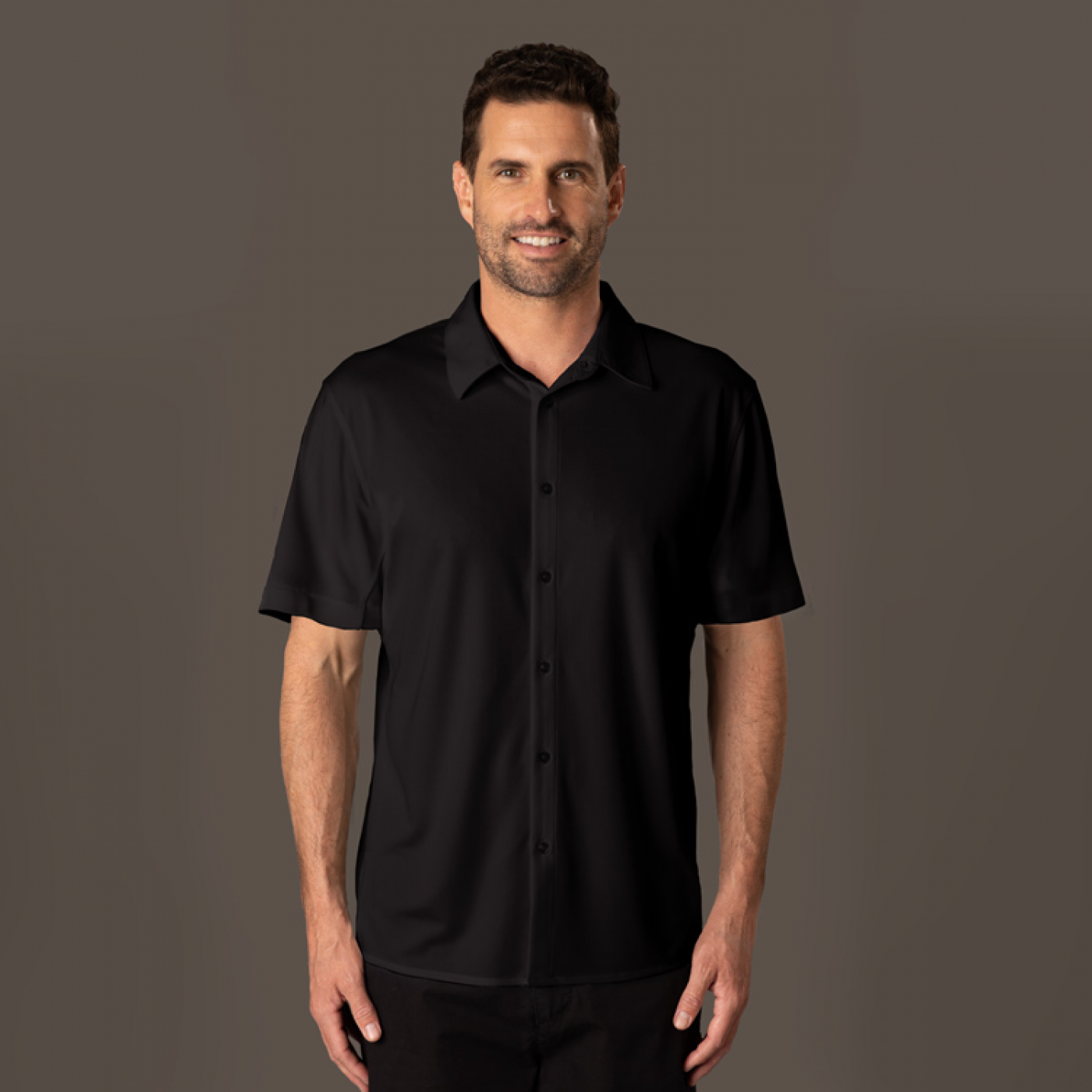 Stencil 5010S Liberty Mens Shirt in Black