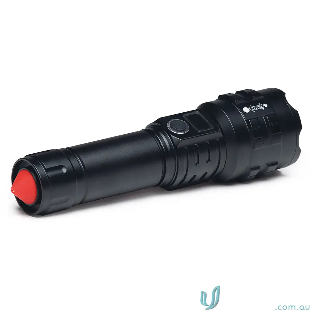 15W LED flashlight IGLPT LuminaPro Torch High‑Power 15W XHP70 LED Flashlight with Adjustable Zoom