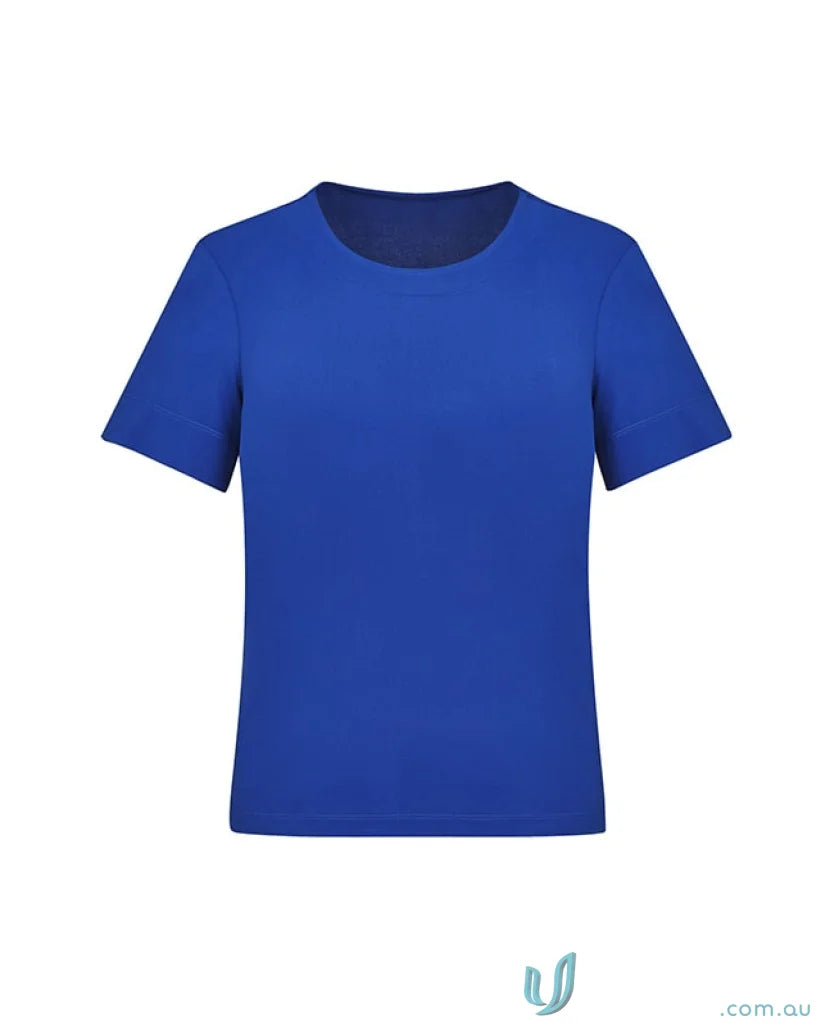 Blue women’s Marley short sleeve jersey T-shirt CS952LS for a comfy casual look