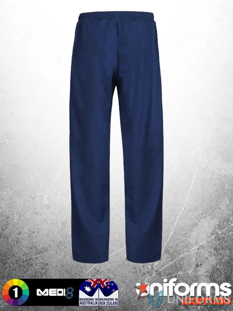Navy blue Medi8 Unisex Reversible Scrub Pants with reinforced stress points