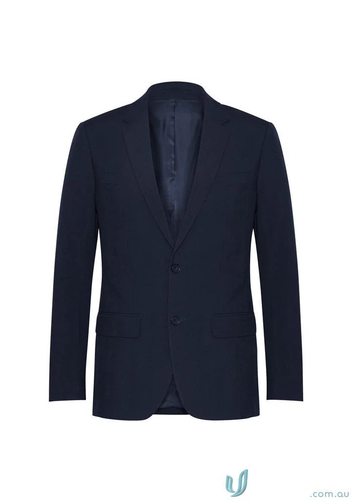 Navy blue mens classic jacket from Biz Collection Mens, perfect for corporate offices