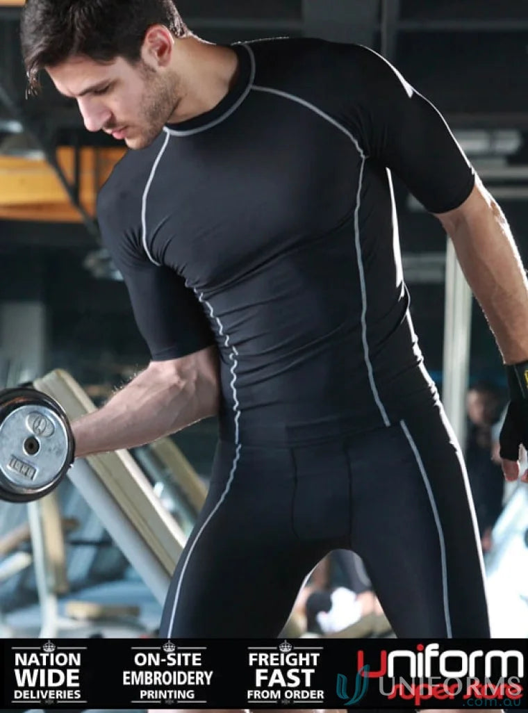 Bocini CK902-PNW Mens Compression Shorts front product image