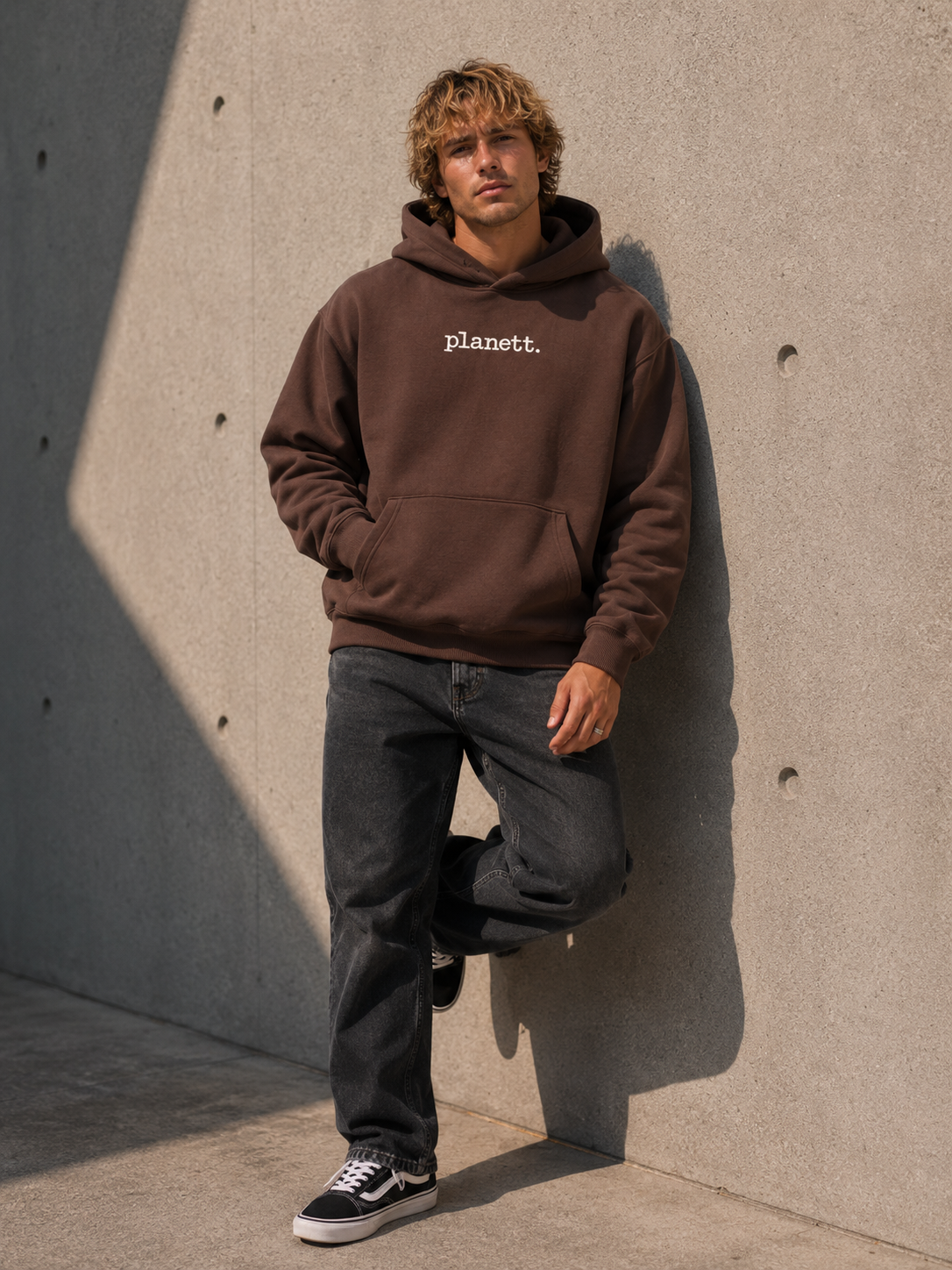 Walnut Oversized Adult Hoodie