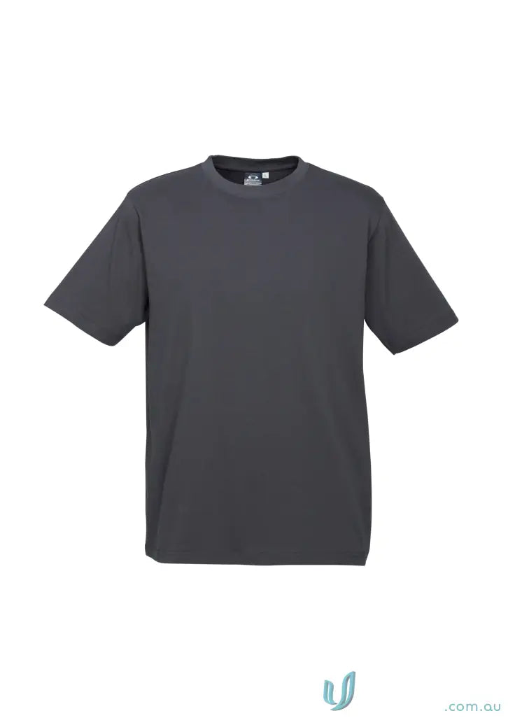 Dark gray Newport Tee from Biz Collection, perfect ice tee for casual style