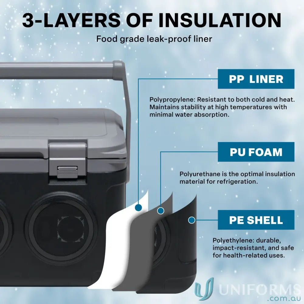 21L cooler IGOISB On‑Ice 21L Portable Cooler with Built‑in Bluetooth Speaker