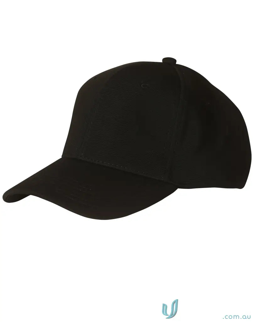 Black Ottoman Cap front view, stylish ch10 Ottoman cap for casual wear
