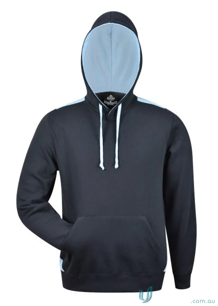 Black and light blue Paterson Hoodie perfect for uniforms or workwear style casuals