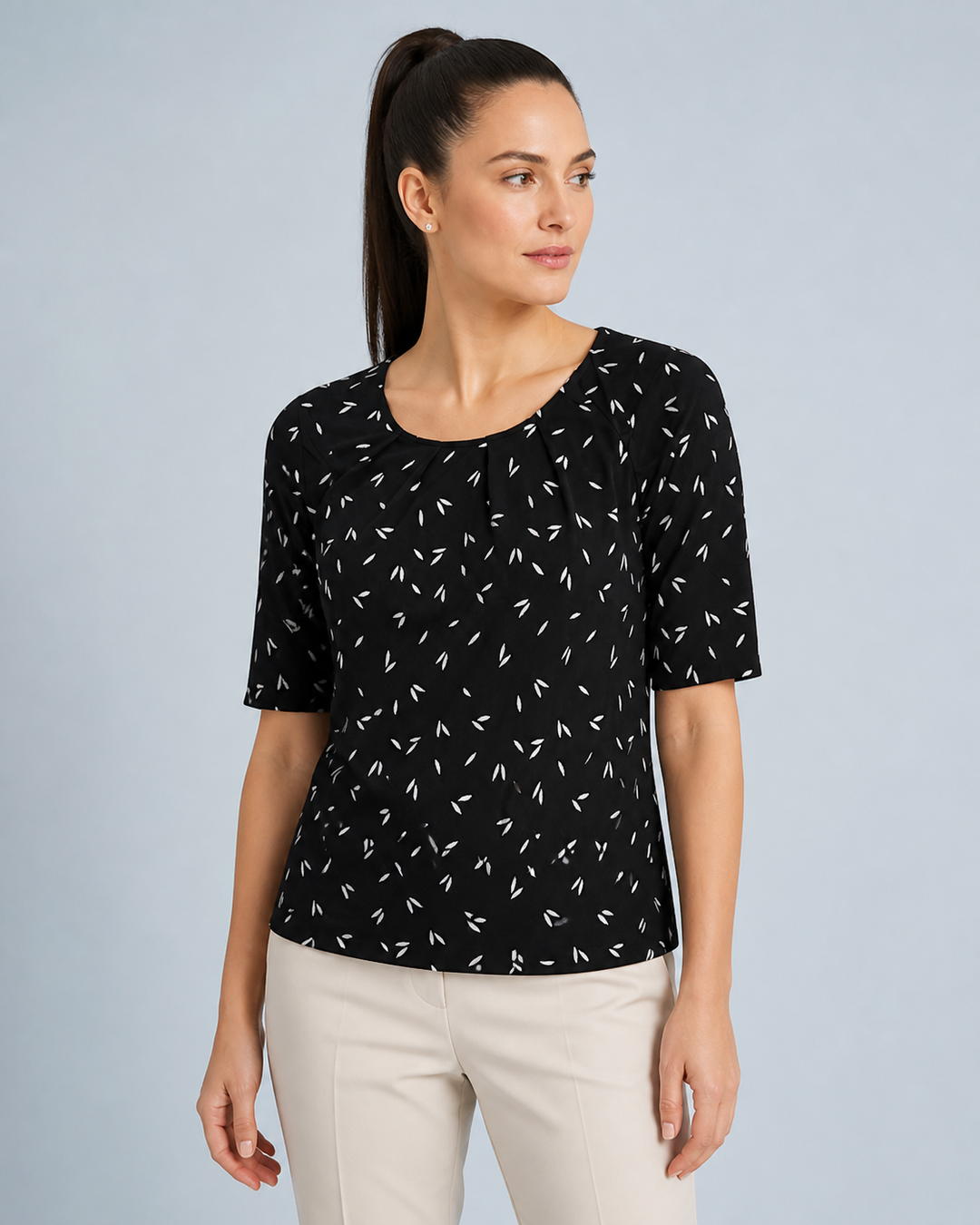 Petal Print Knit