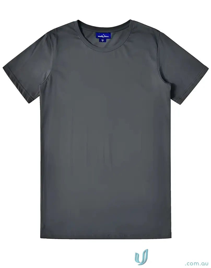 Gray crew neck t-shirt from Brighton Premium Cotton, the winning spirit premium tee