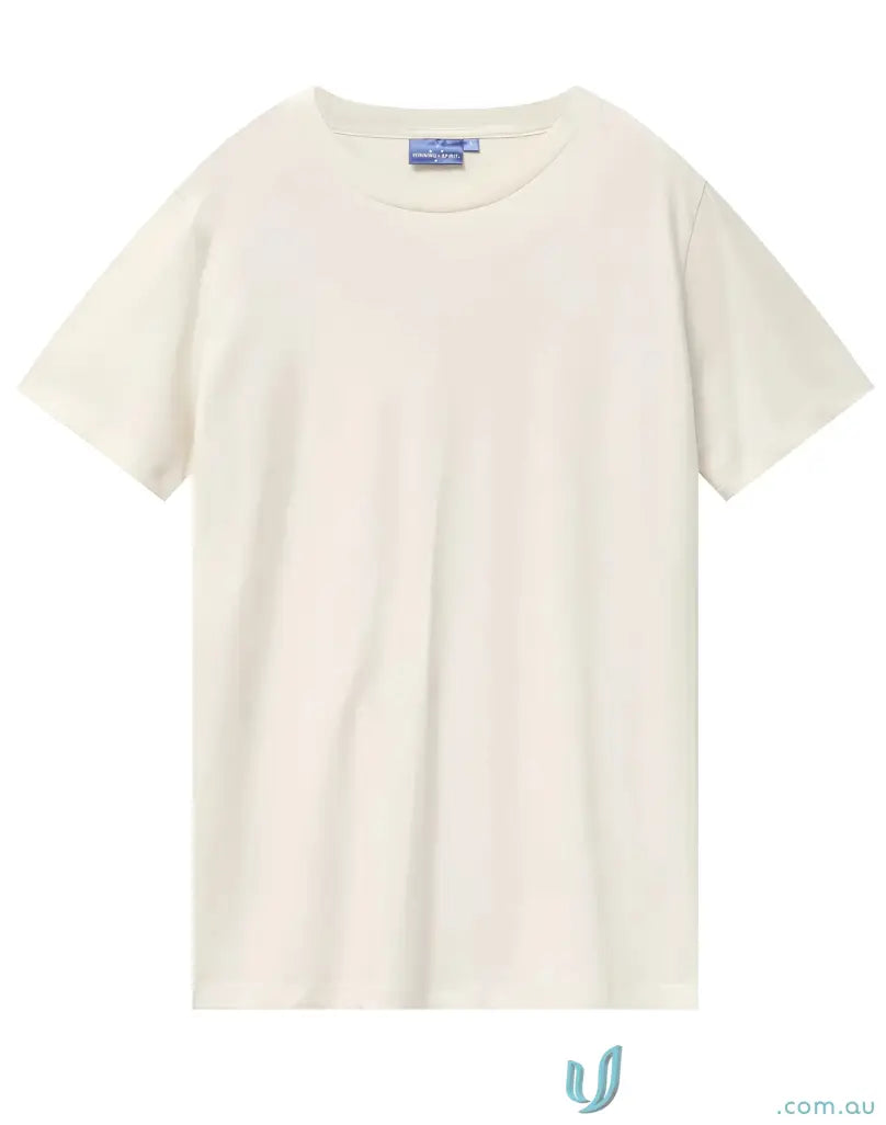 Cream-colored Brighton Premium Cotton T-Shirt from Winning Spirit Premium Tee