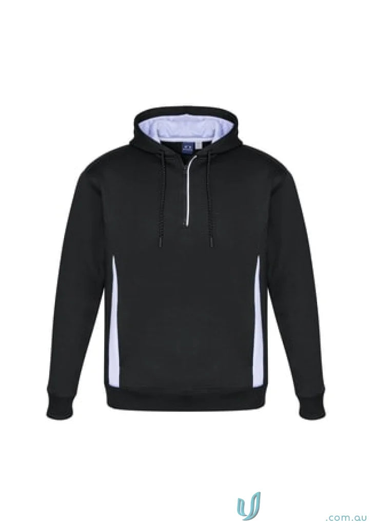 Black and white Renegade Hoodie with reflective trims - SW710M Biz style Bash