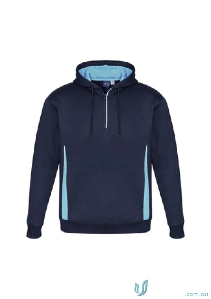 Navy and light blue Renegade Hoodie with reflective trims, perfect for sw710m biz style