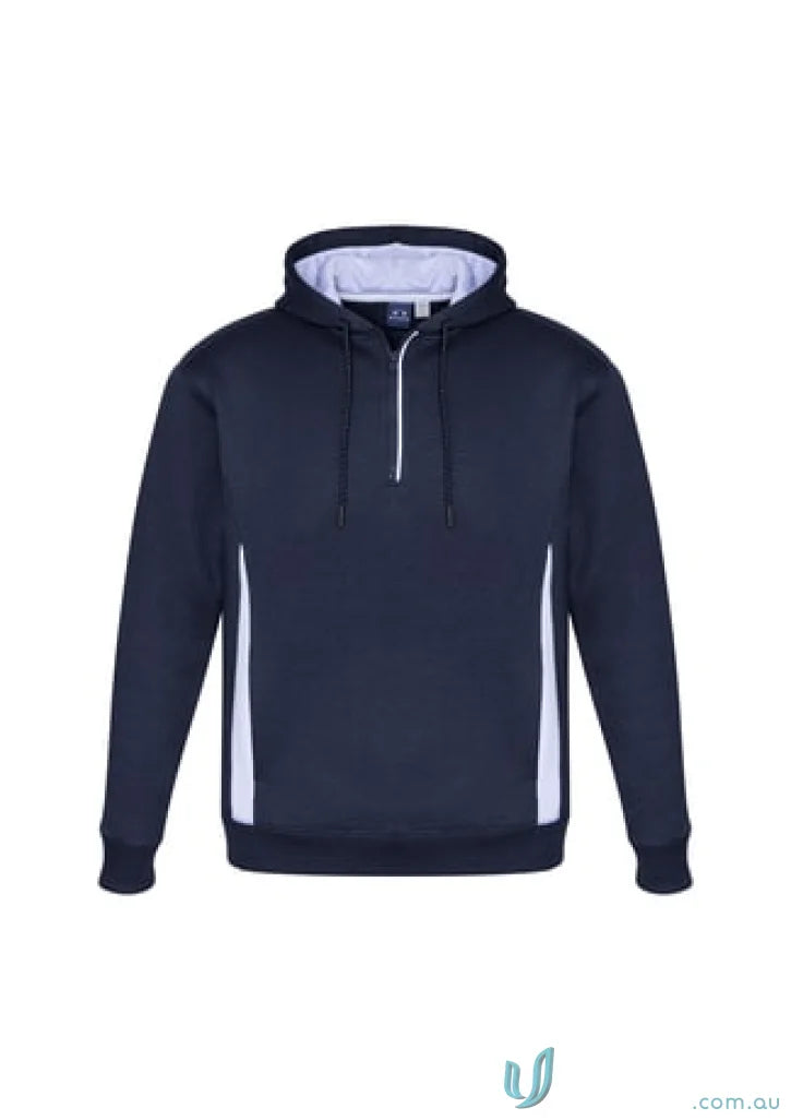 Navy and white renegade hoodie with sw710m biz reflective trims for a cool look