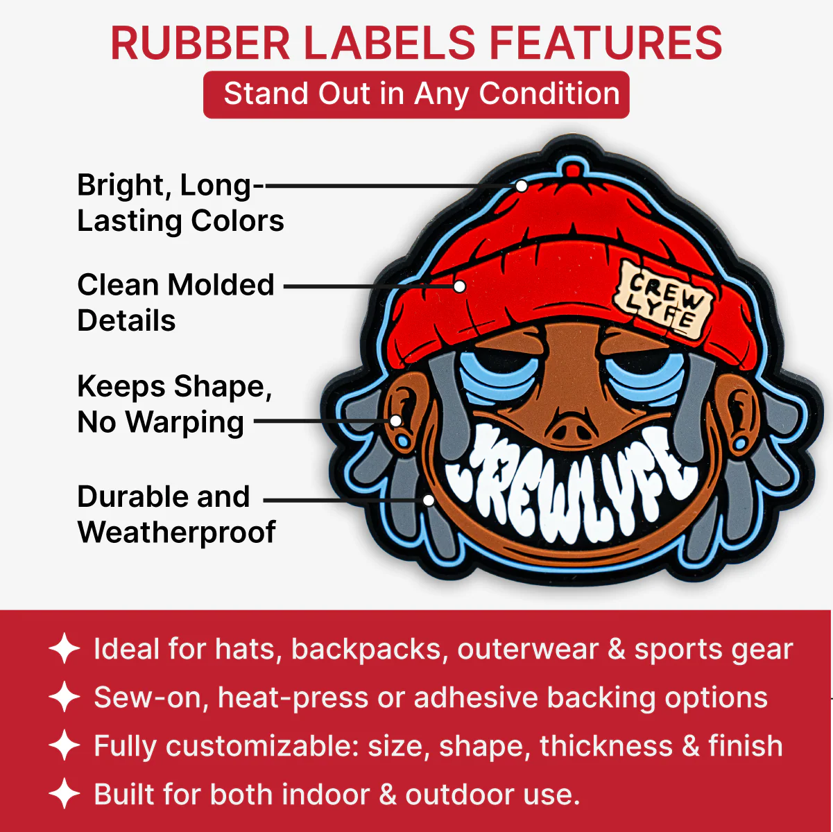 Sew-In Rubber Labels