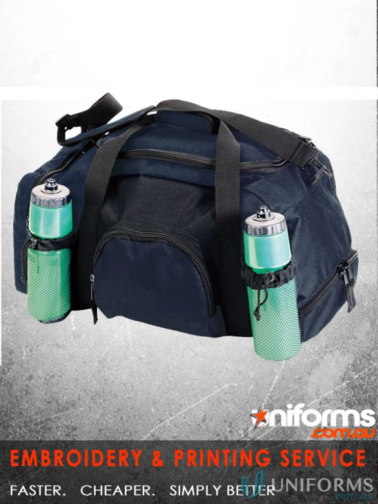 Gear For Life BRTS Road Trip Sports Bag in Charcoal/Black front product image