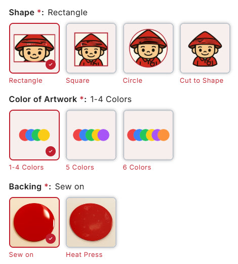 Sew-In Rubber Labels