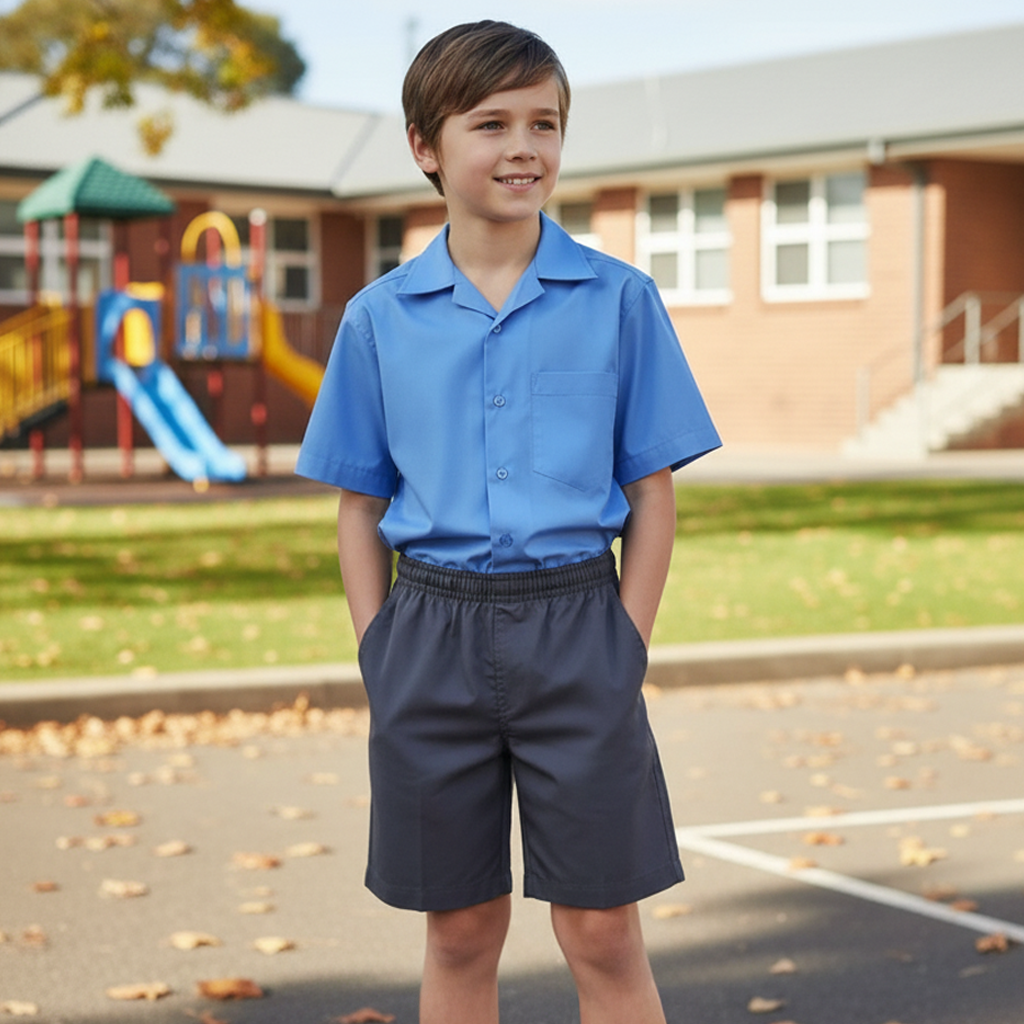 Bocini CK1304 School Shorts in Gray front product image