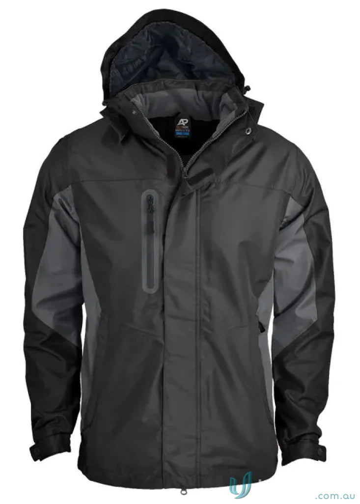 Black and gray Sheffield Mens Jacket perfect for workwear and casual uniforms