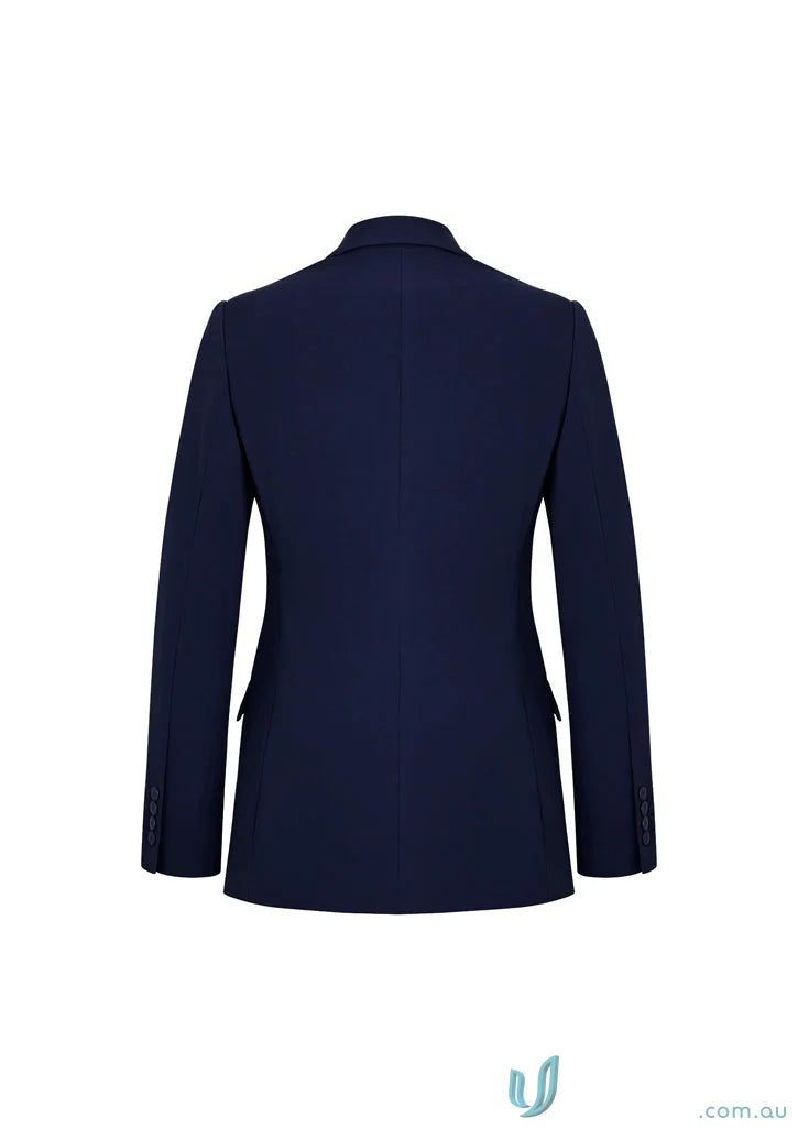 Navy blue women’s Siena Longline Jacket from Biz Collection Siena style