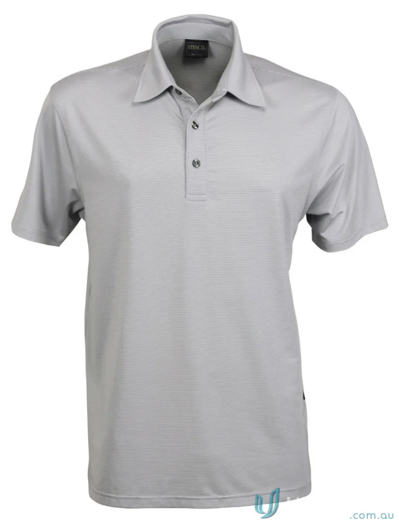 1058-PT 1058 Premium SilverTech Polo in Grey/Silver