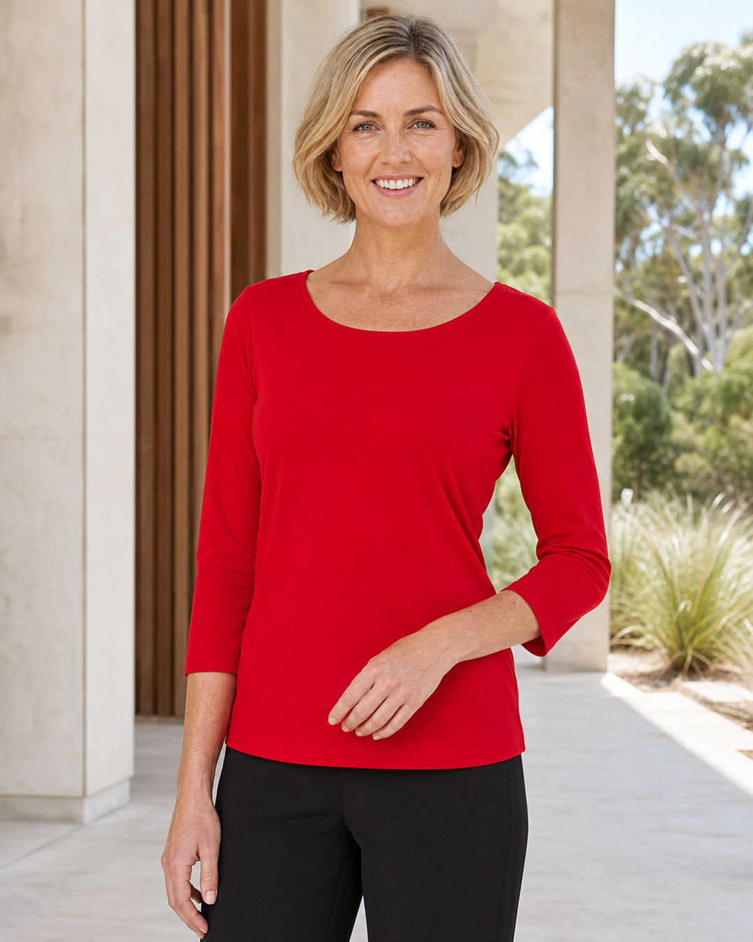 Smartknit 3Q Top for Australian professionals