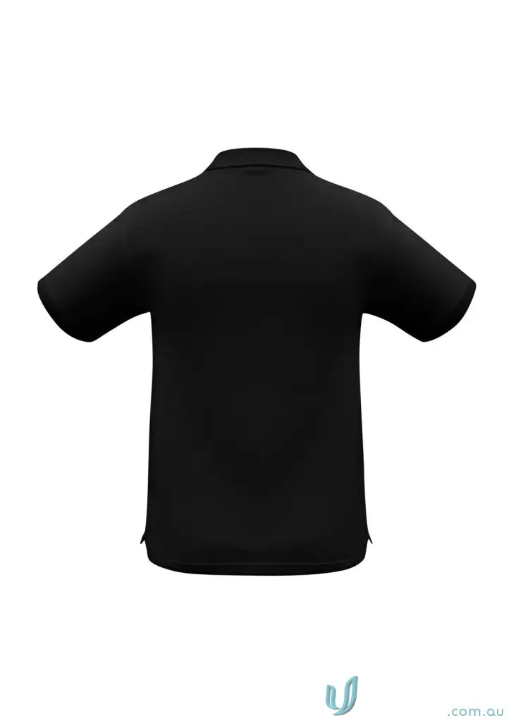 Mens neon short black polo shirt from Sorrento Polo Biz Collection Mens short sleeve polo