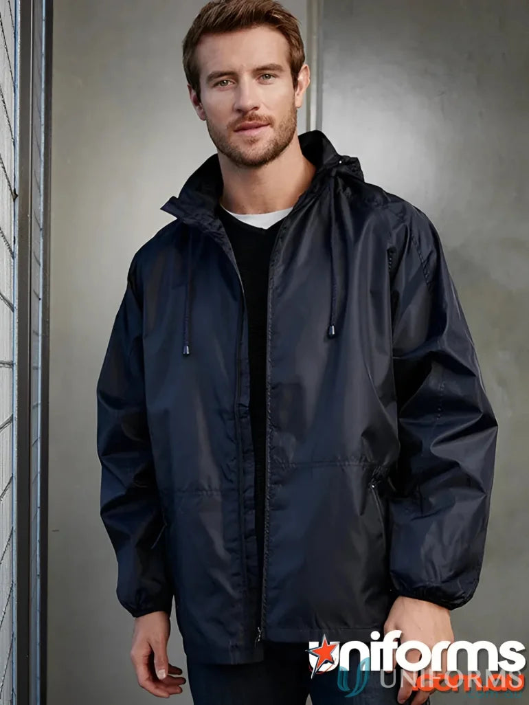 Navy Spinnaker Jacket J833 from Biz Collection Unisex for light rain protection