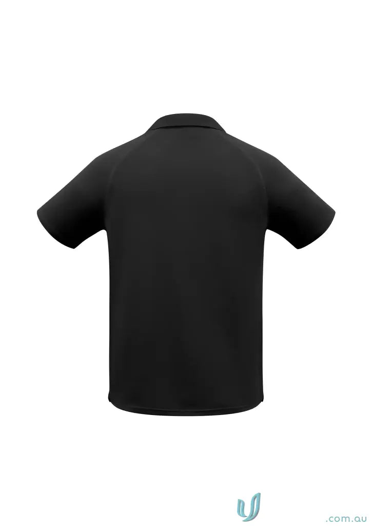 Black short-sleeved polo shirt from Sprint Polo collection for P300MS Mens Biz Cool style