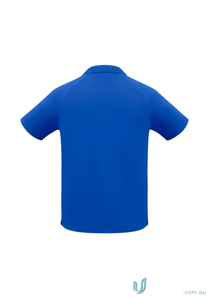 Blue short-sleeved polo shirt from the Sprint collection p300ms mens Biz Cool line