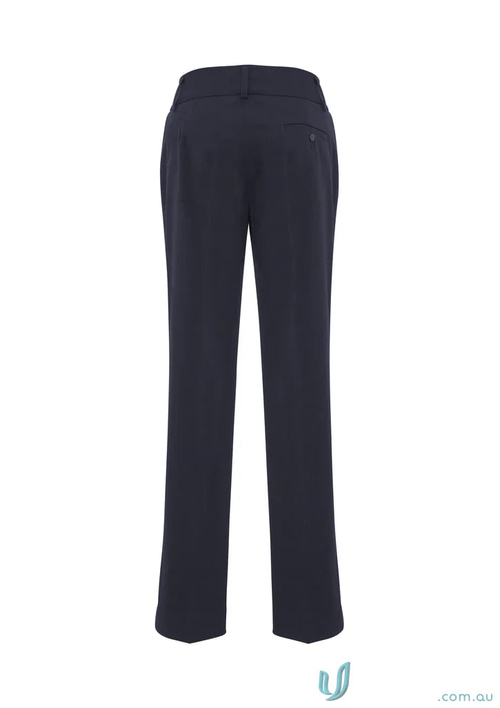 Navy blue womens Stella Perfect Pant from Biz Collection for a stylish look