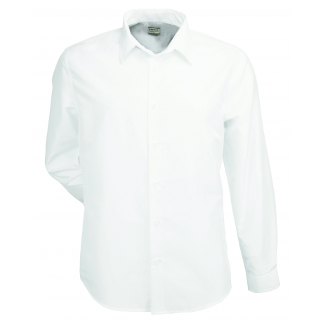 2061L shirt 2061L Stencil Men's Essential LongSleeve Shirt in White