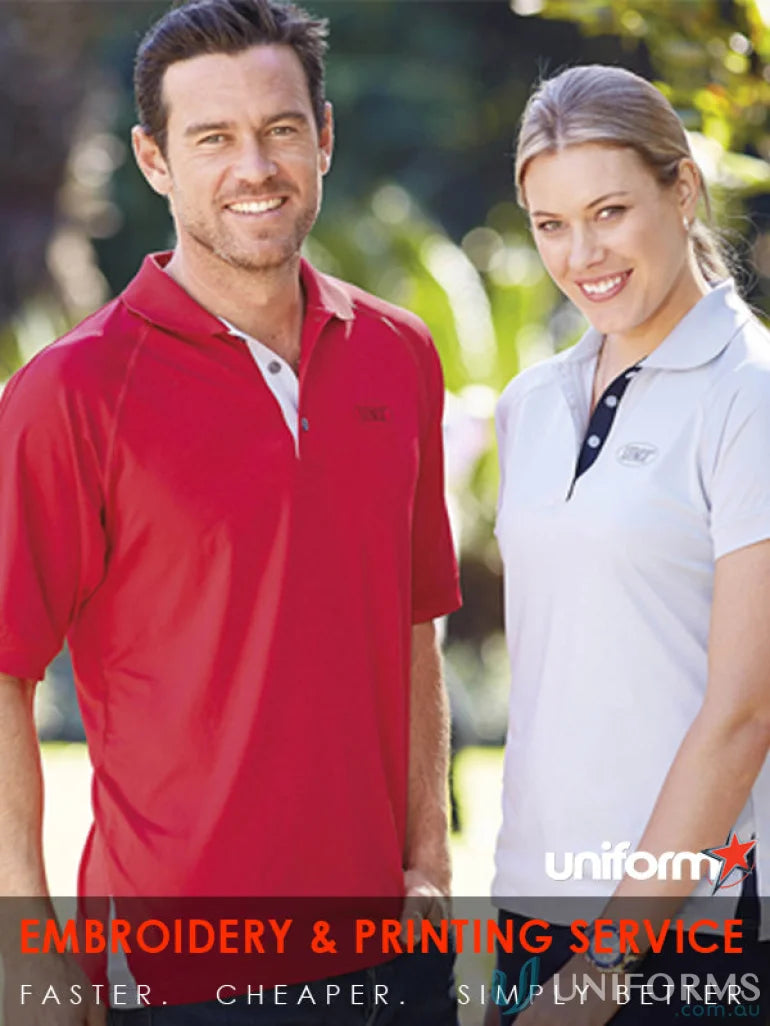 Stencil 1050-PT Stencil Team SS Polo front product image
