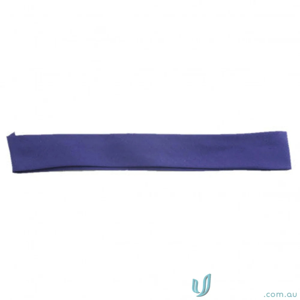 Purple elastic headband as a stylish hat band for uniforms and workwear accessories