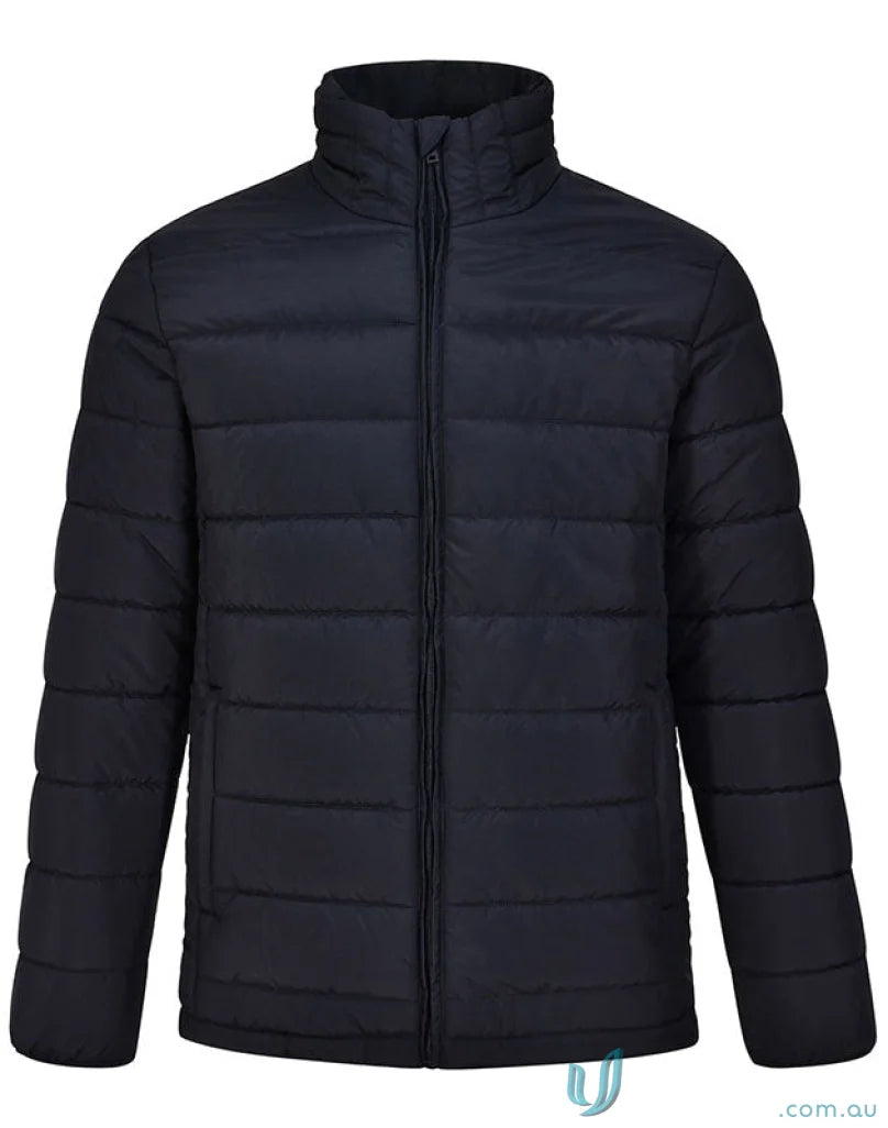Navy blue Winning Spirit 3D Cut Sustainable Insulated Puffer jacket with certified recycled PET