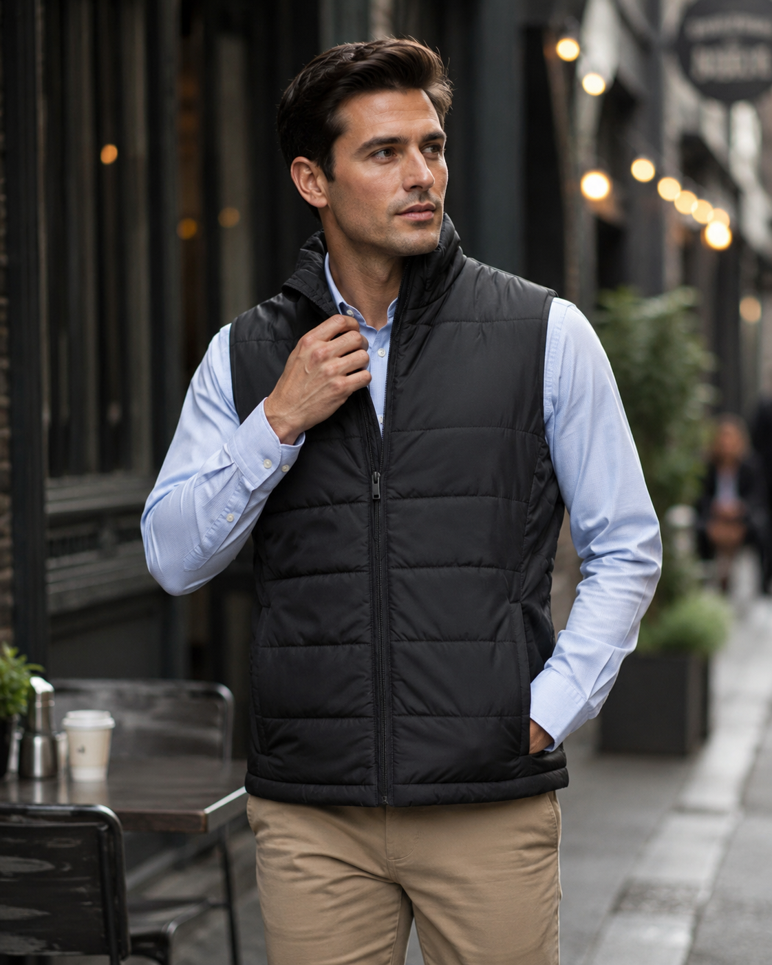 3D Cut Sustainable Insulated Puffer Vest