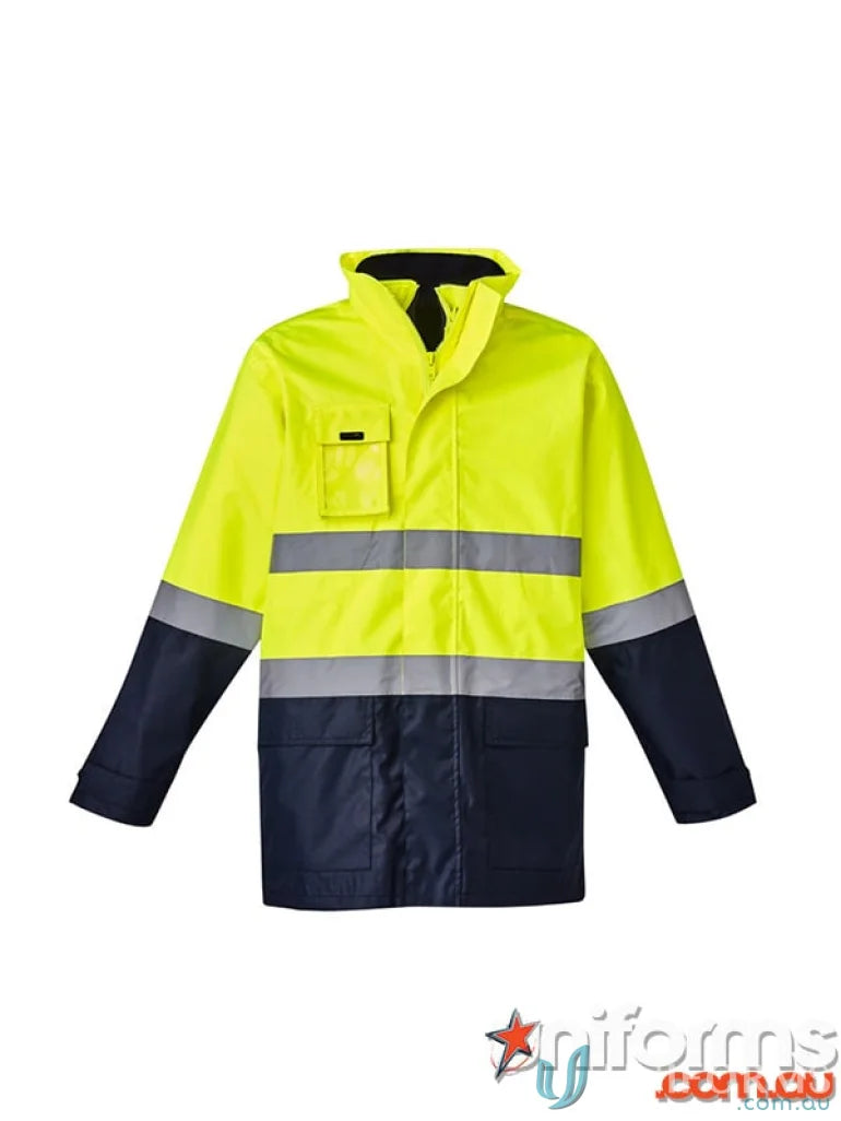 Syzmic Men’s High-visibility Waterproof Jacket ZJ220 and Reversible Vest combo