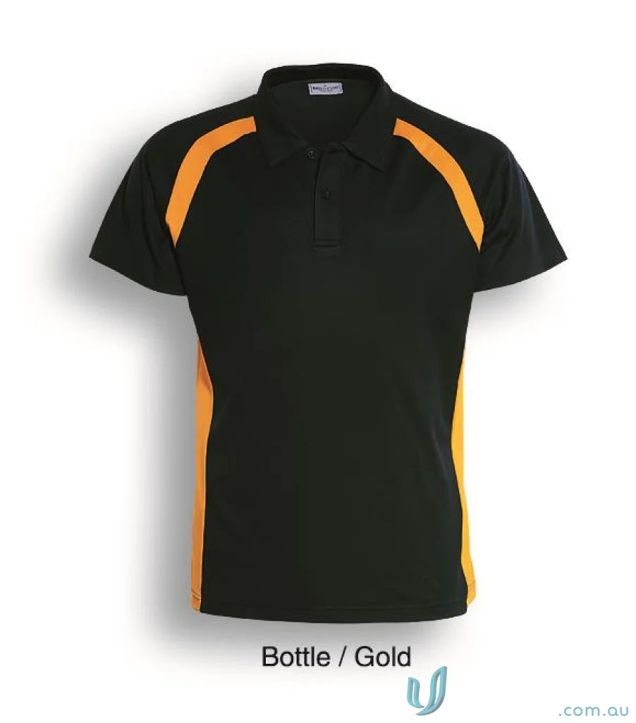 Bocini CP0919 Team Essentials Contrast Panel Polo