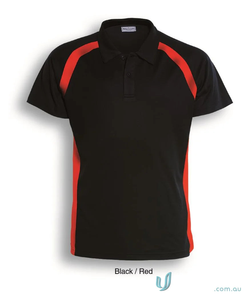 Bocini CP0919 Team Essentials Contrast Panel Polo