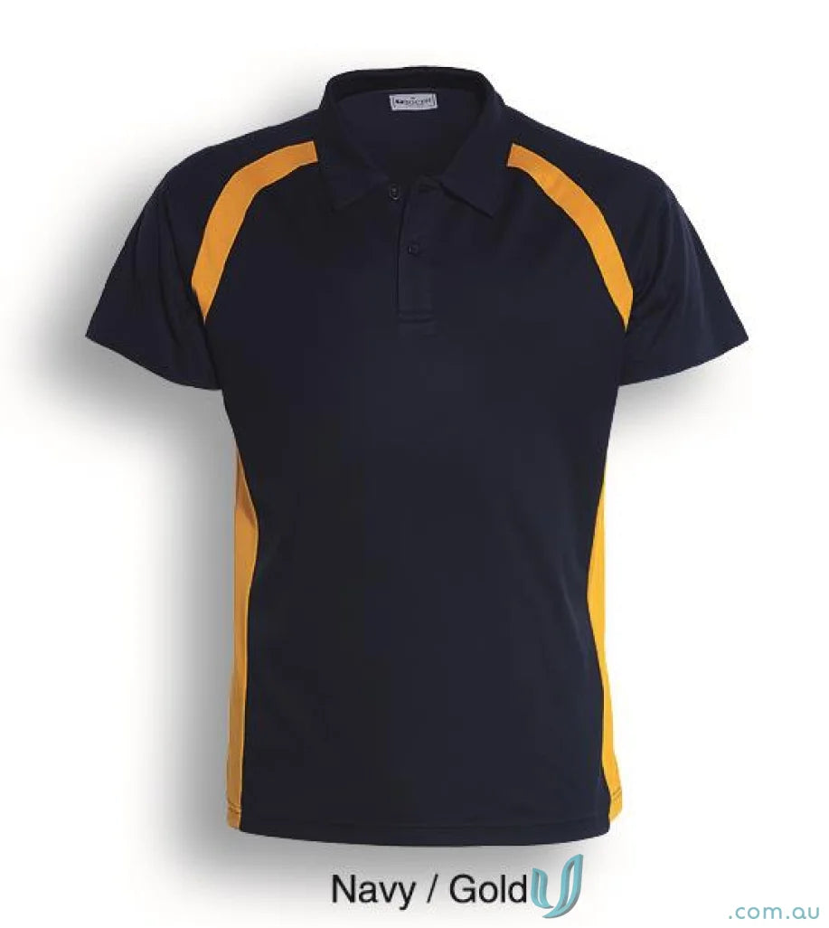 Bocini CP0919 Team Essentials Contrast Panel Polo