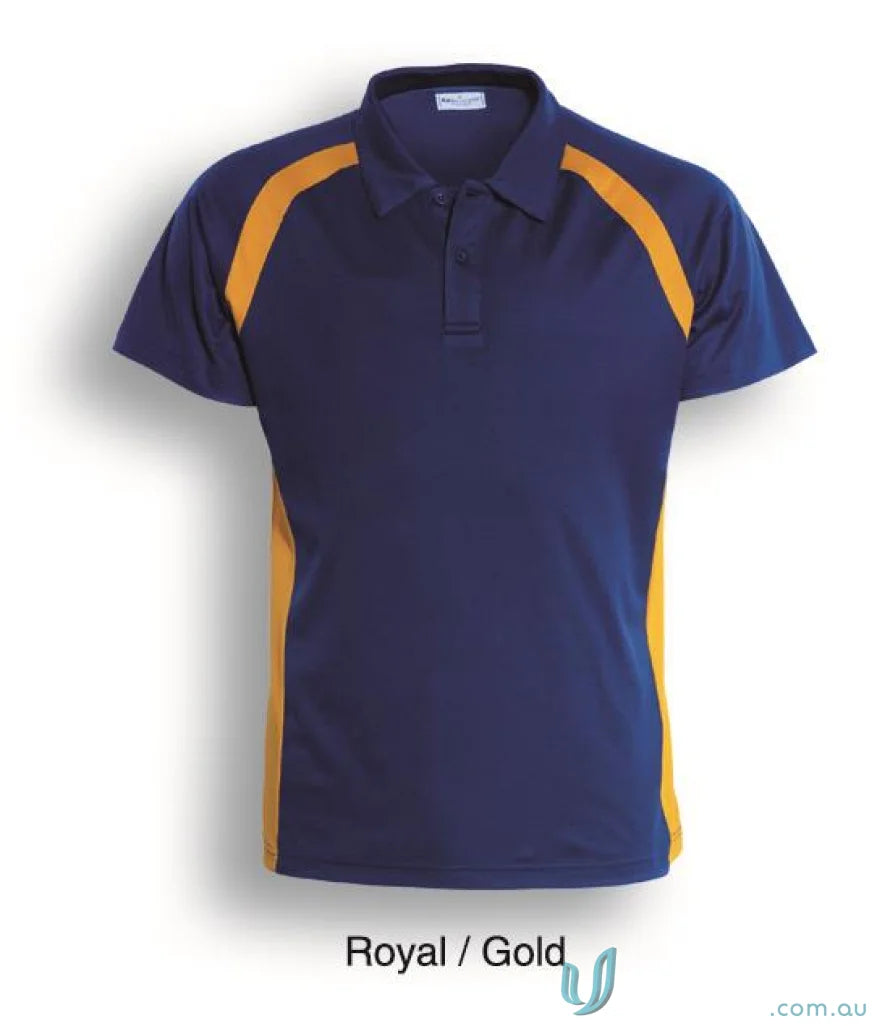 Bocini CP0919 Team Essentials Contrast Panel Polo