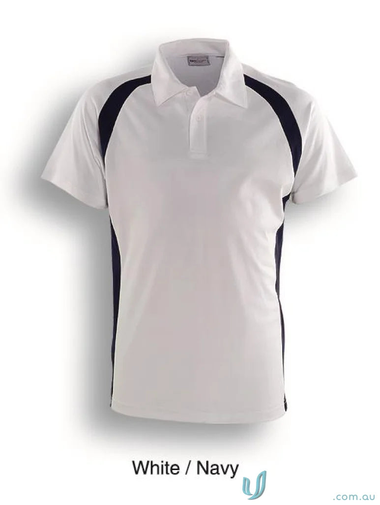 Bocini CP0919 Team Essentials Contrast Panel Polo