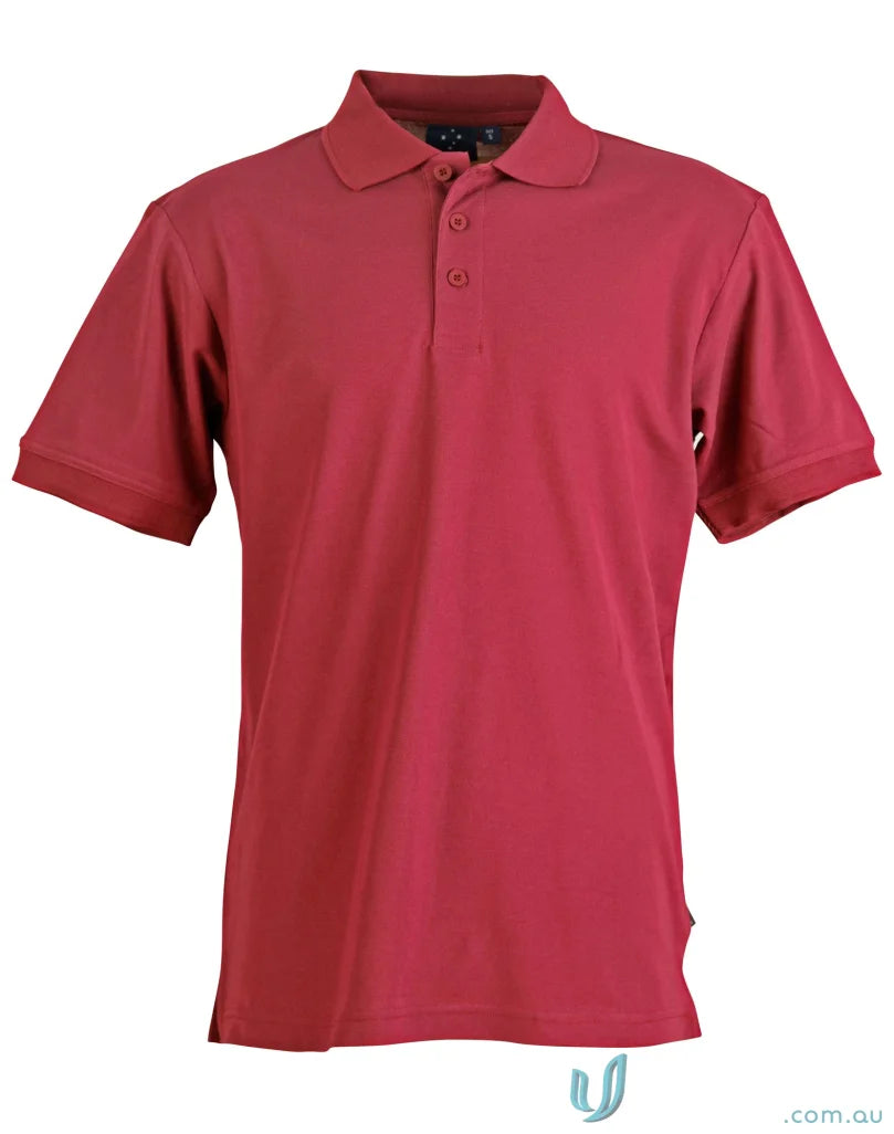 Winning Spirit PS63 Heathmont TrueDry Polo in Maroon