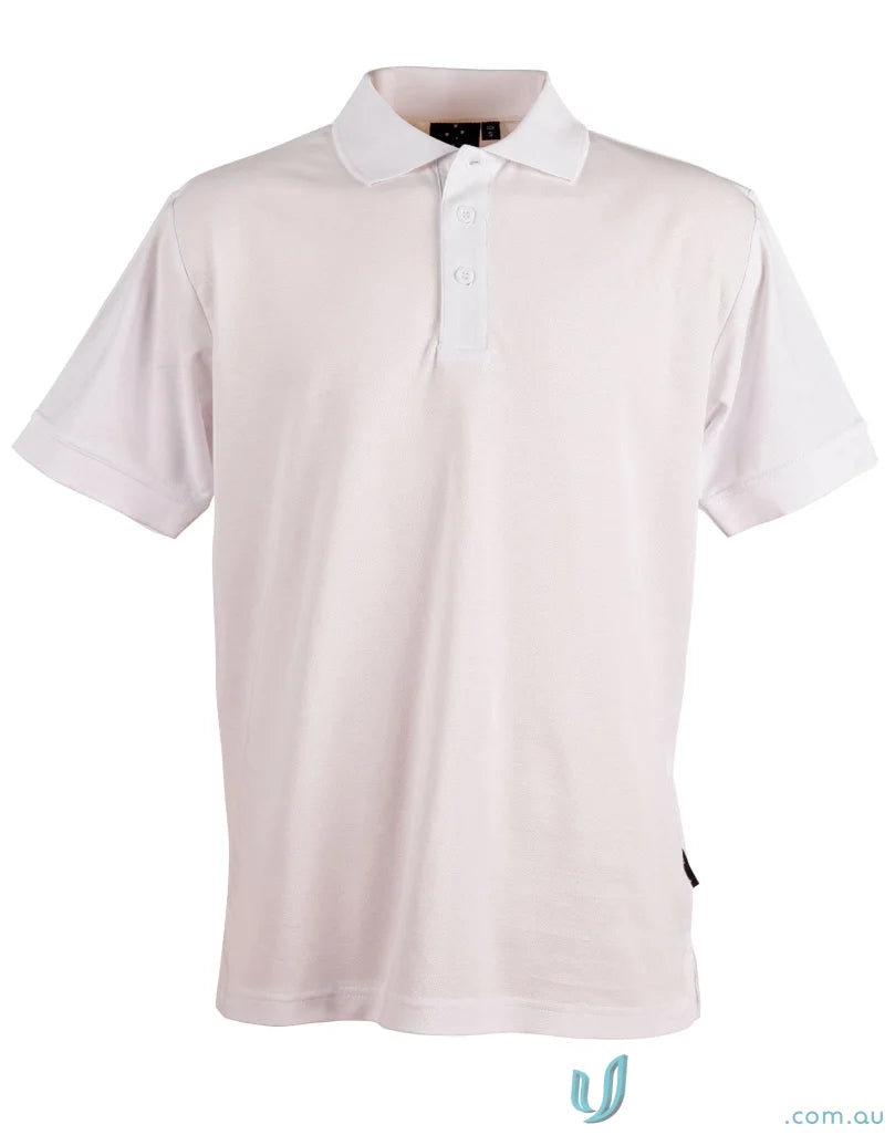 Winning Spirit PS63 Heathmont TrueDry Polo in White
