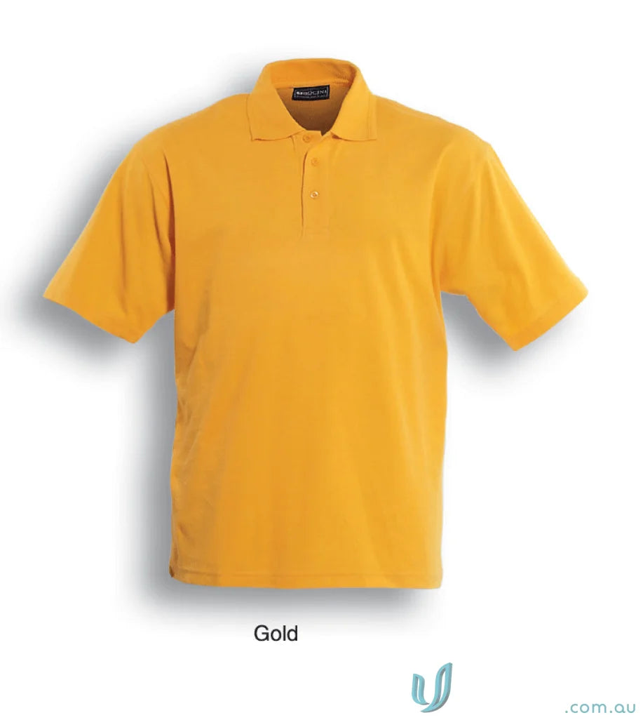 Bocini CP812 Unisex Basic Polo in gold