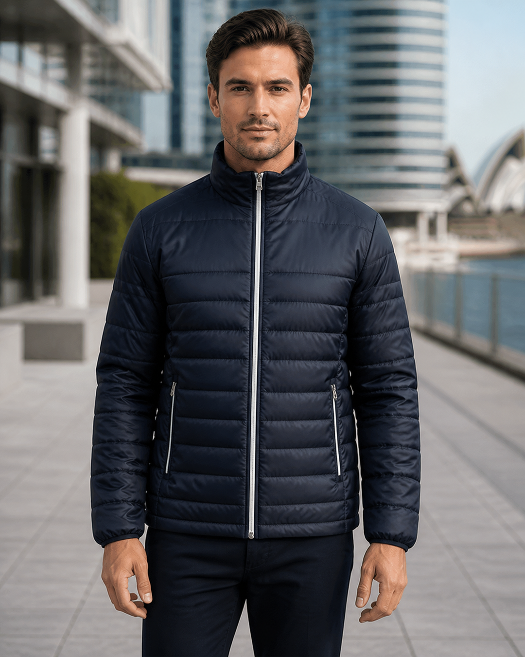 Unisex Packlite Jacket on Australian male model