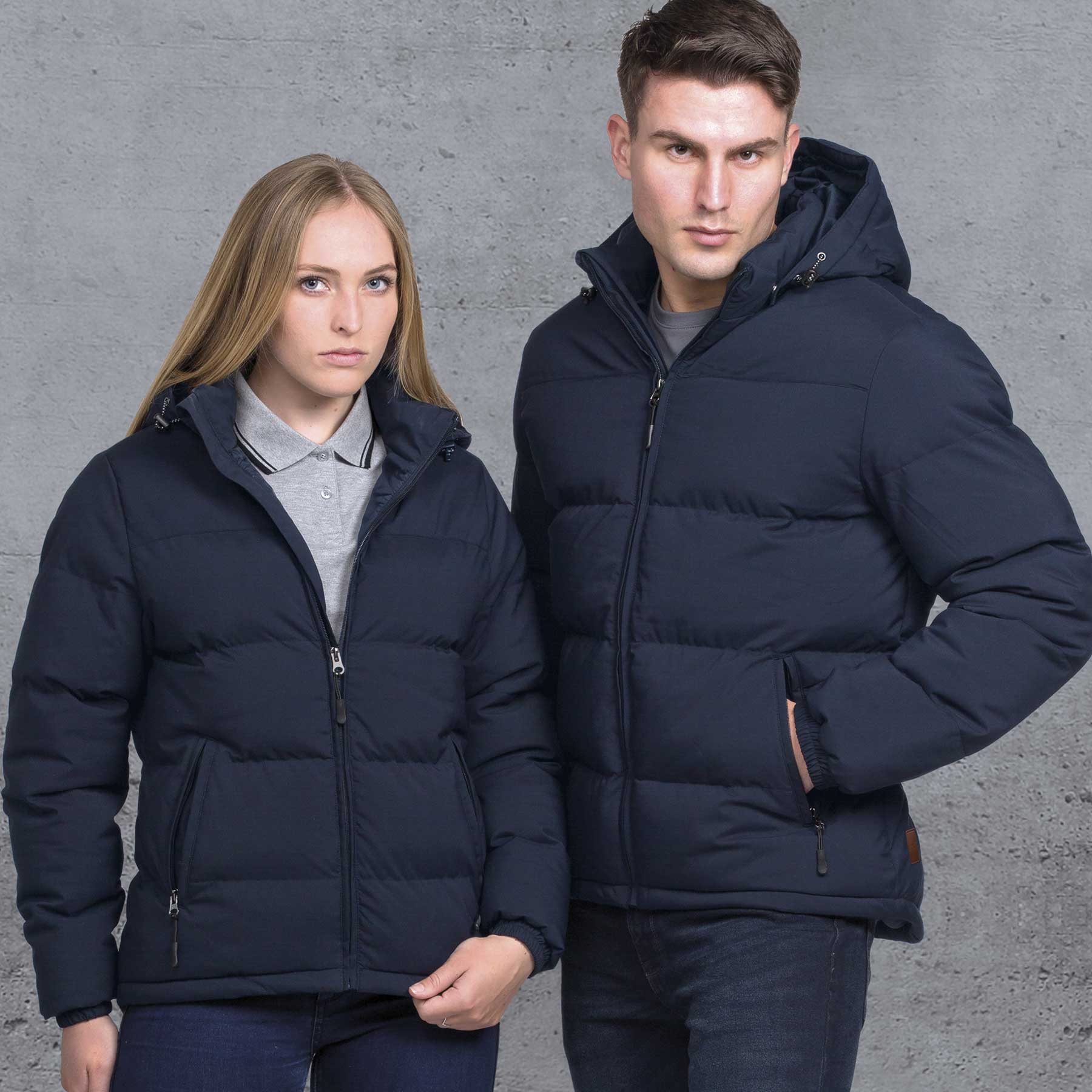Gear For Life SITPJ Unisex Terrain Puffa Jacket in navy front product image