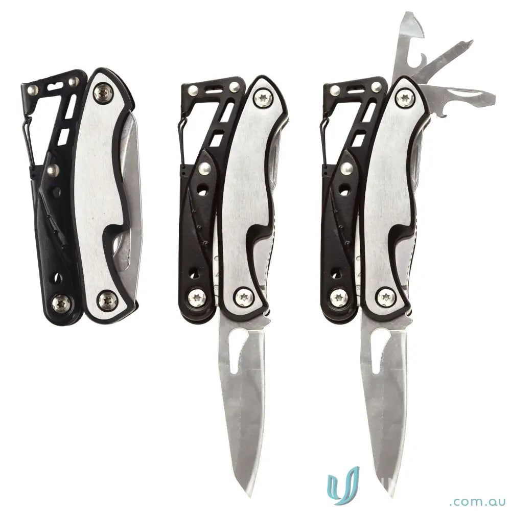420J2 drop blade IGVGMT VersaGrip Multi Tool – 16‑Function Stainless Steel Pocket Knife with Drop Blade