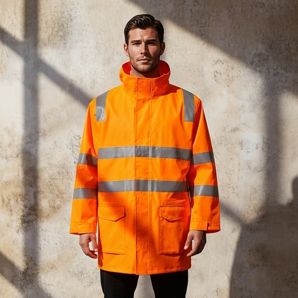 VIC Rail 4-in-1 hi-vis reflective jacket with bio-motion tape
