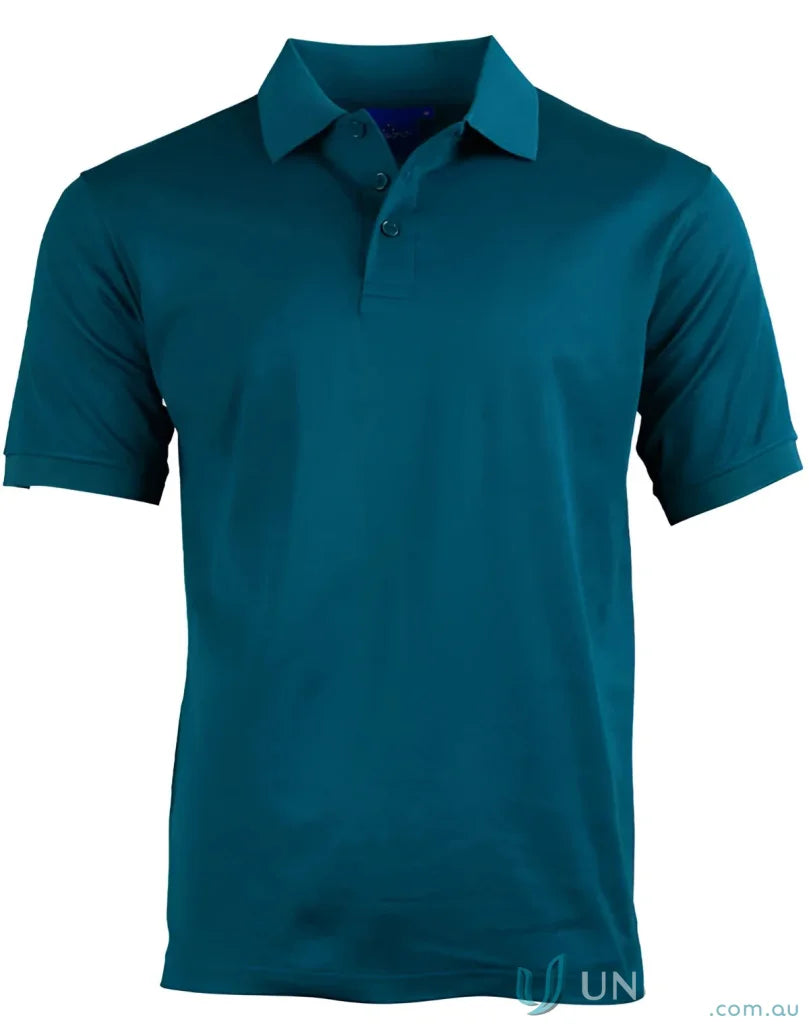 Teal Victory SS Polo shirt with Truedry tech and short sleeves for winning spirit