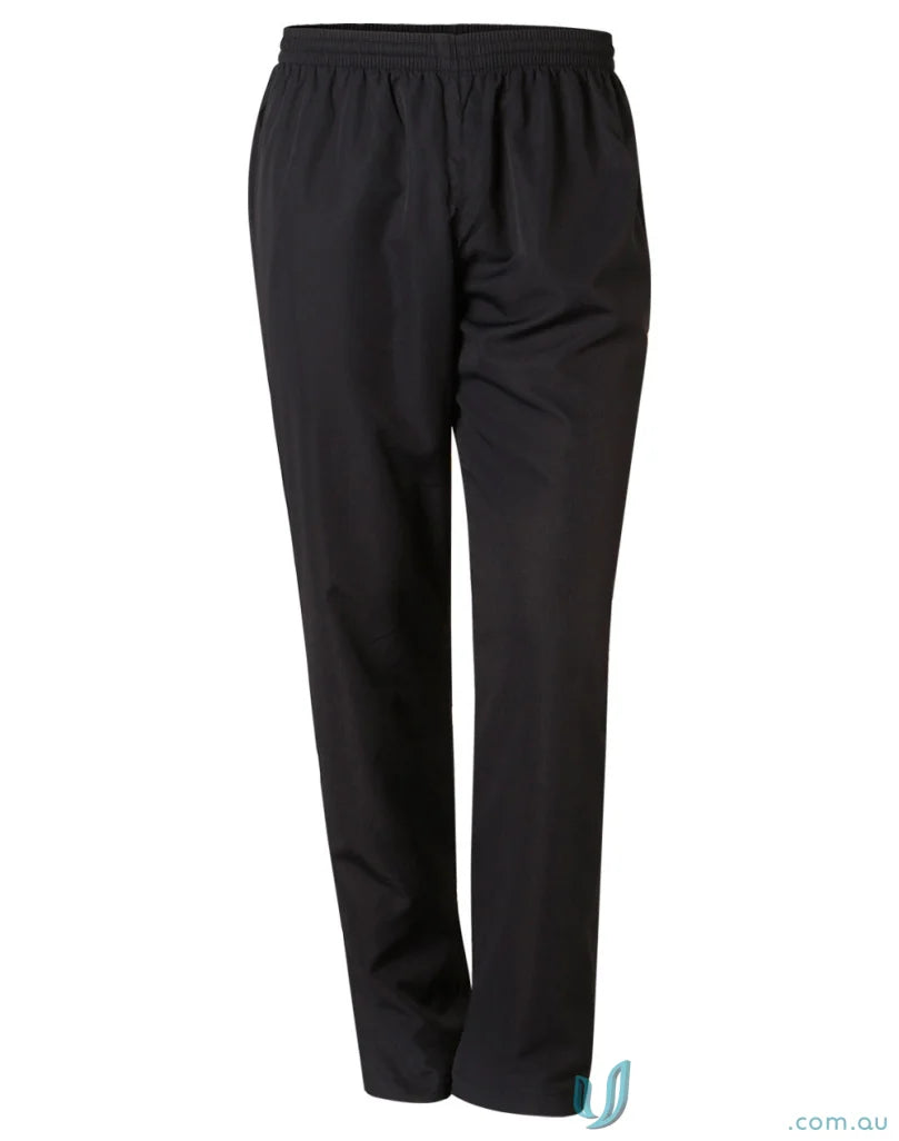 Black elastic waist pants from Wining Spirit Kids Champion Track Pants, perfect for kids champion track style